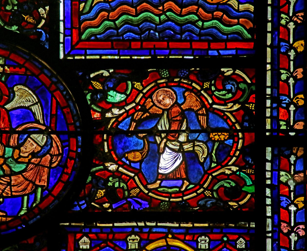 Jelenet Szent Márton életéből, Chartres-i katedrális alkotó: French School