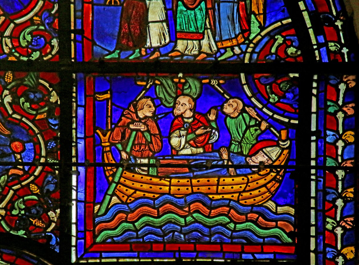 Jelenet Szent Márton életéből, Chartres-i katedrális alkotó: French School