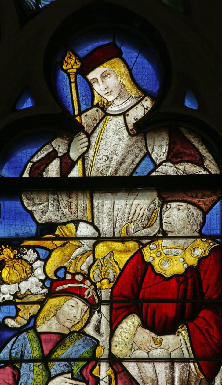 Prófétákat ábrázoló ablak Isai fáján, 1500-10 alkotó: French School