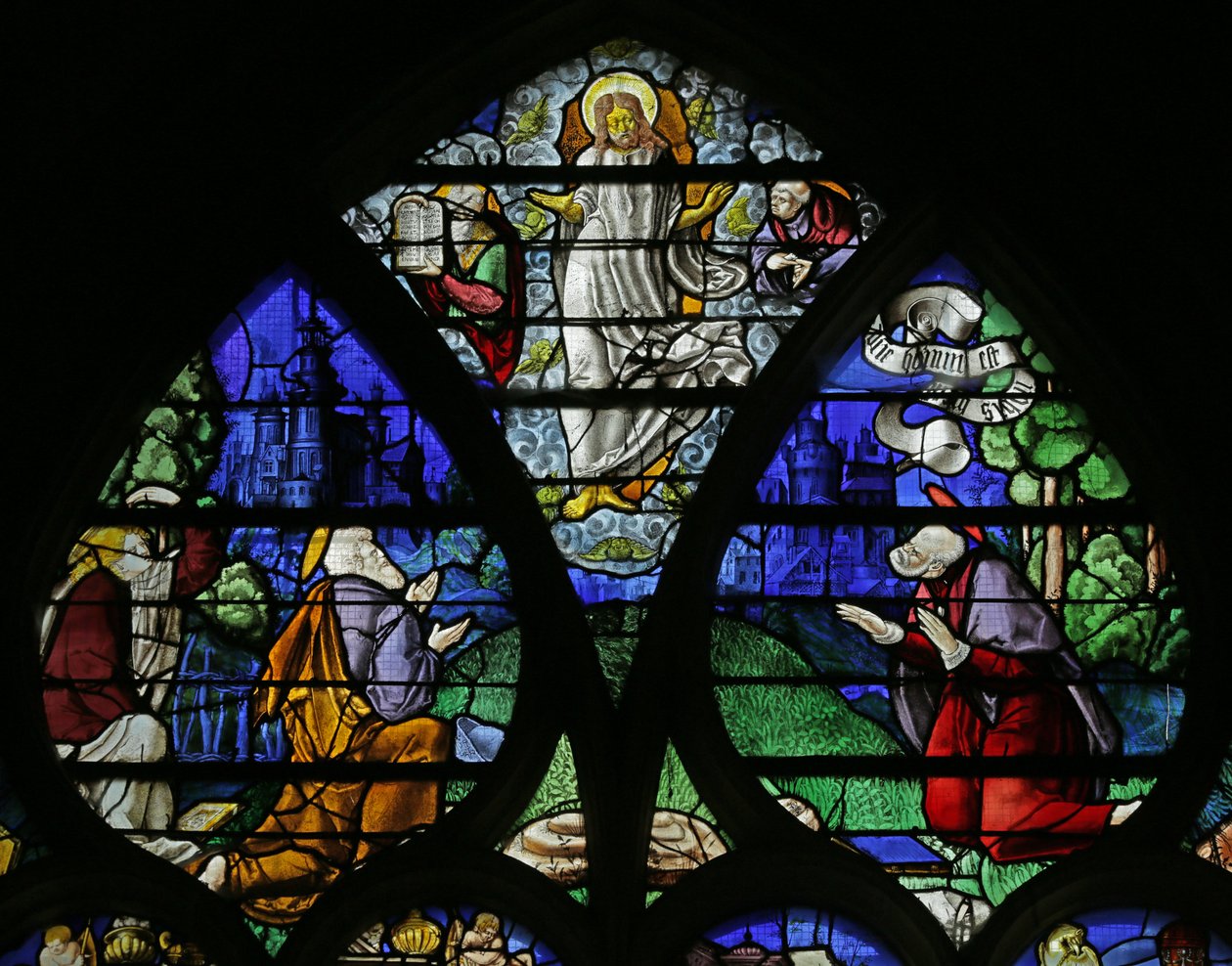 A színeváltozást ábrázoló ablak, 1532 alkotó: French School