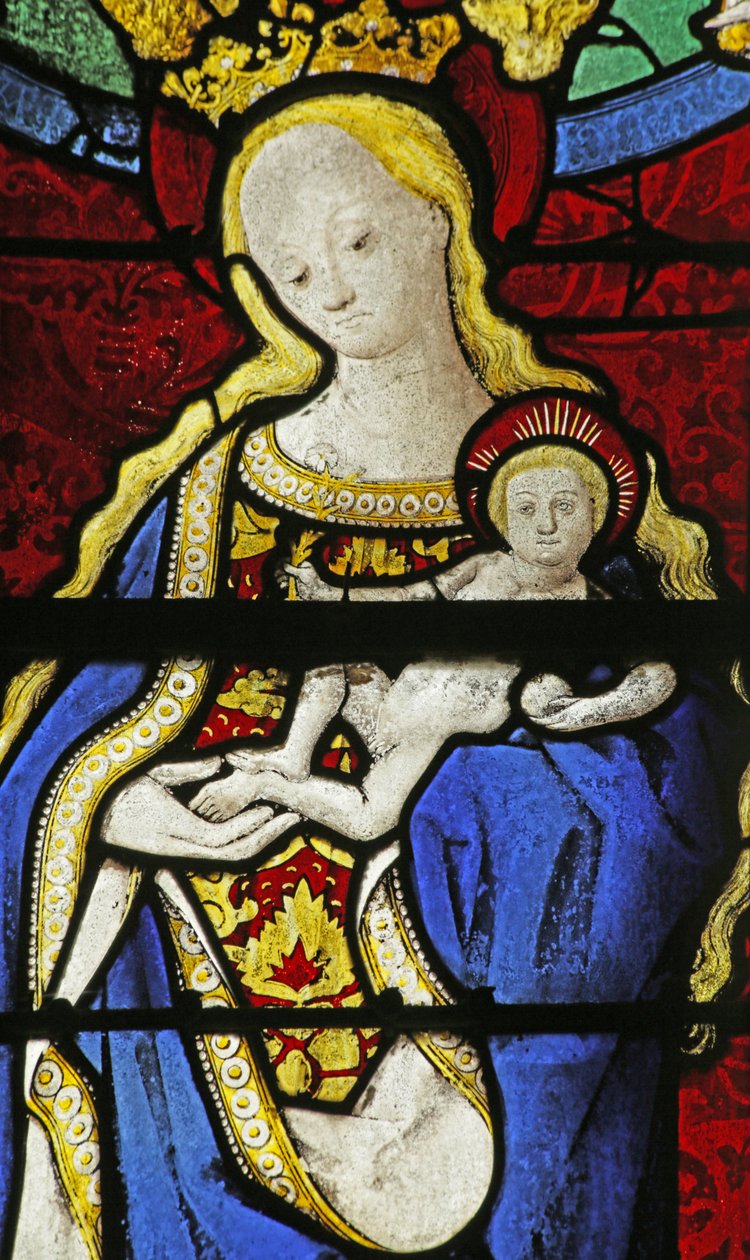 A Szűzet és a Gyermeket ábrázoló ablak, 1495 körül alkotó: French School