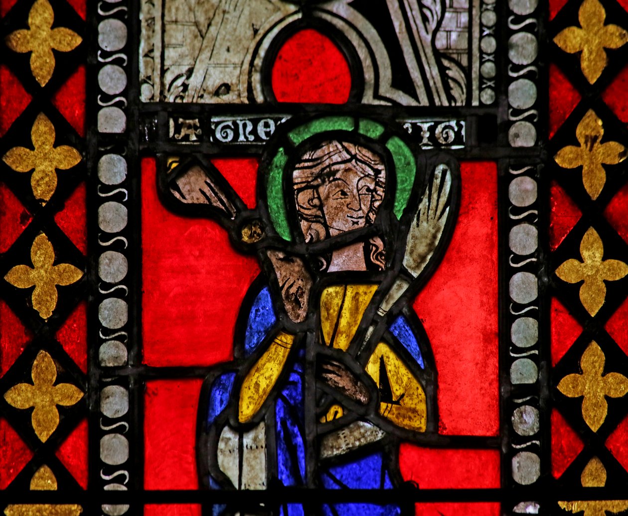 Keresztelő Szent János-templom ablaka, 1275 körül alkotó: French School