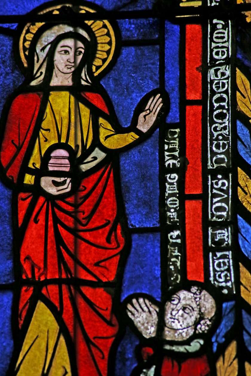 Keresztelő Szent János-templom ablaka, 1275 körül alkotó: French School