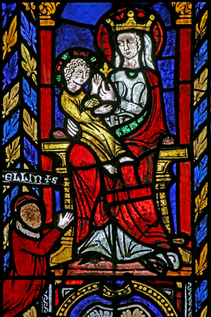 Keresztelő Szent János-templom ablaka, 1275 körül alkotó: French School