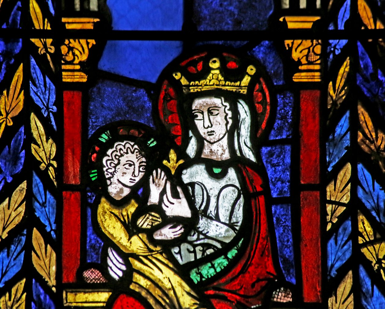 Keresztelő Szent János-templom ablaka, 1275 körül alkotó: French School