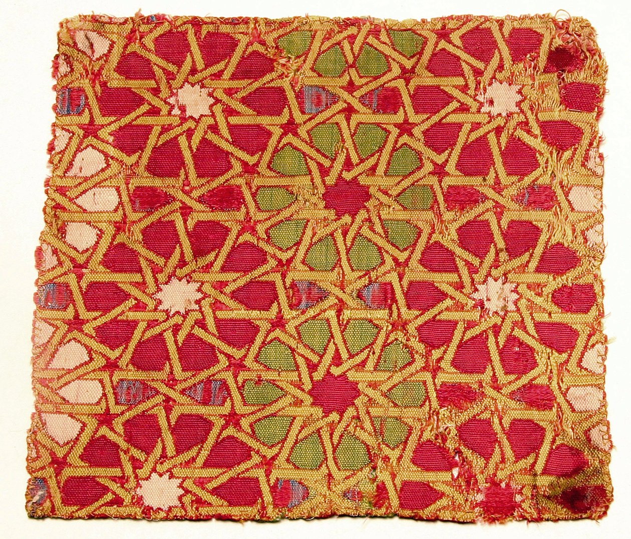 Textiltöredék (selyem) alkotó: Islamic School