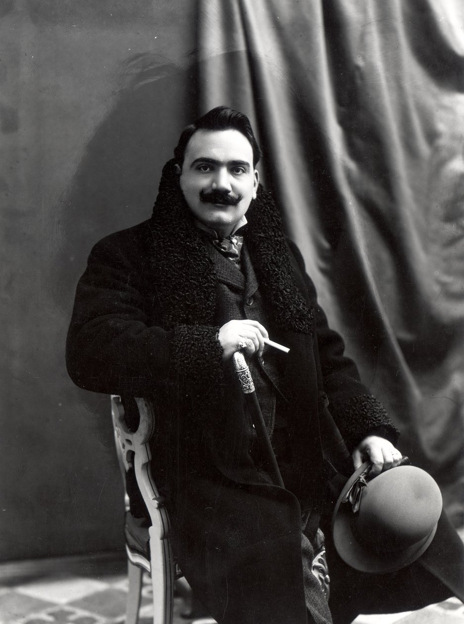 A tenor Enrico Caruso alkotó: Italian Photographer