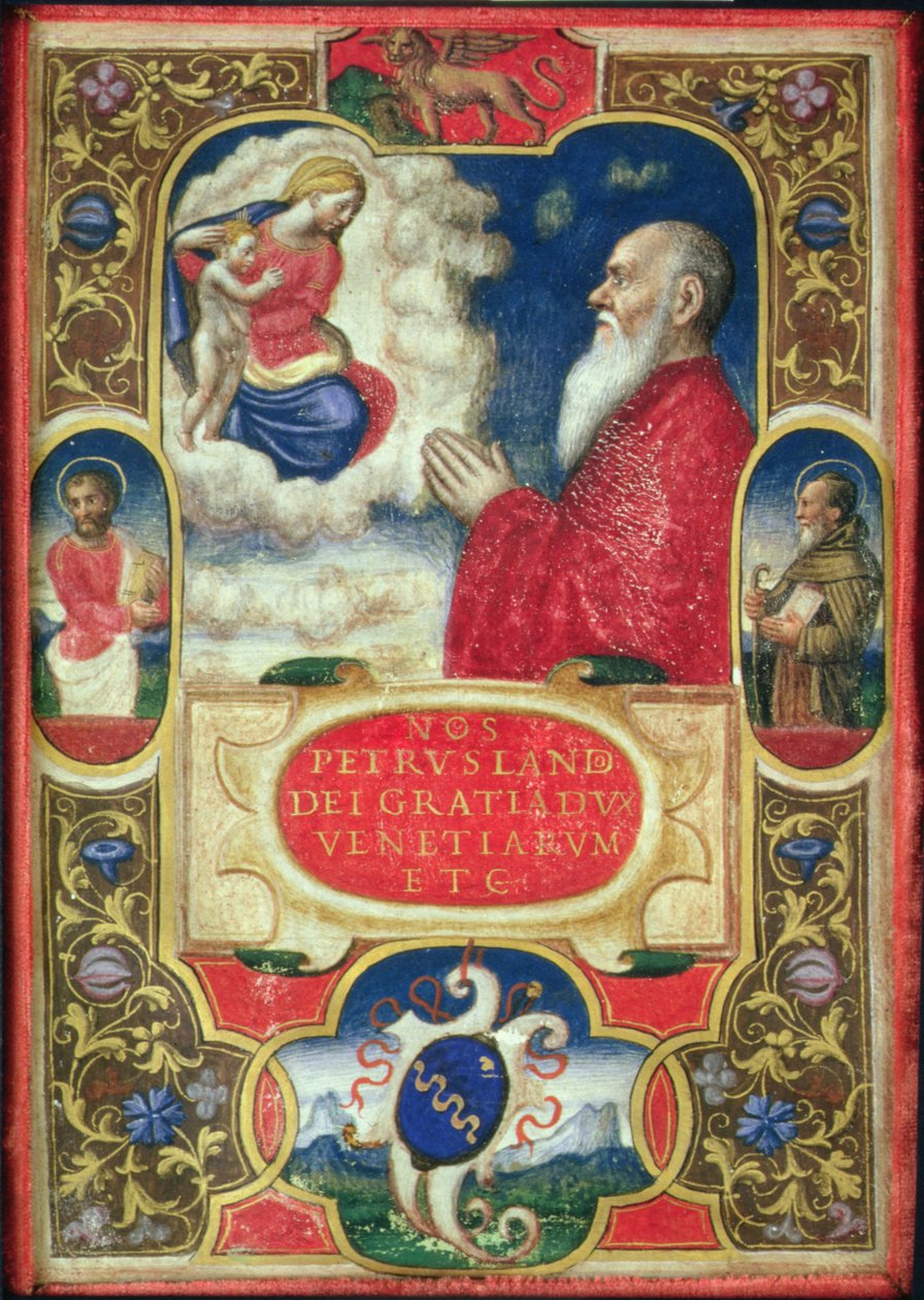 Antonio Marcello Szűz Máriához imádkozik, 1540 körül alkotó: Italian School