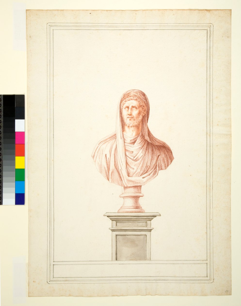 mell, 1700-1750 (vörös kréta) alkotó: Italian School