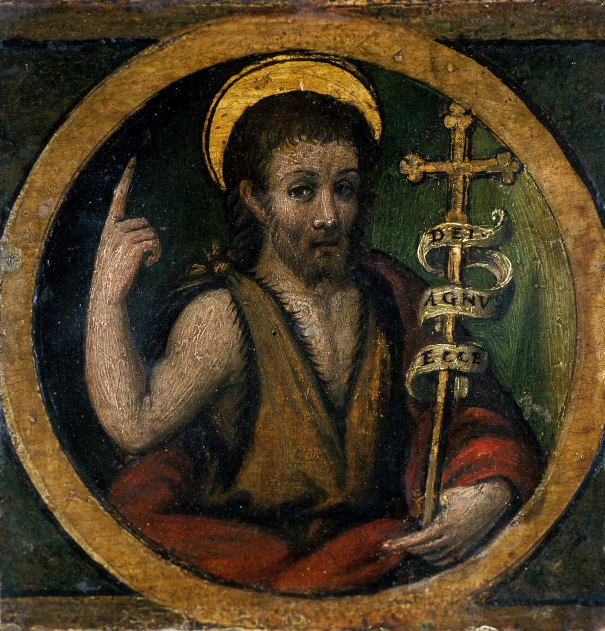Keresztelő János (tempera nyárfán) alkotó: Italian School