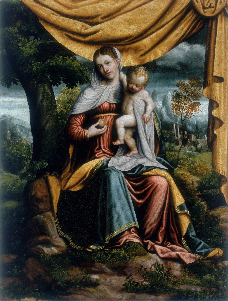 Madonna és gyermeke alkotó: Italian School