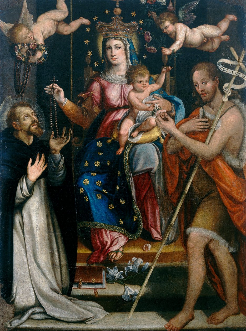 Rózsafüzér Madonna alkotó: Italian School