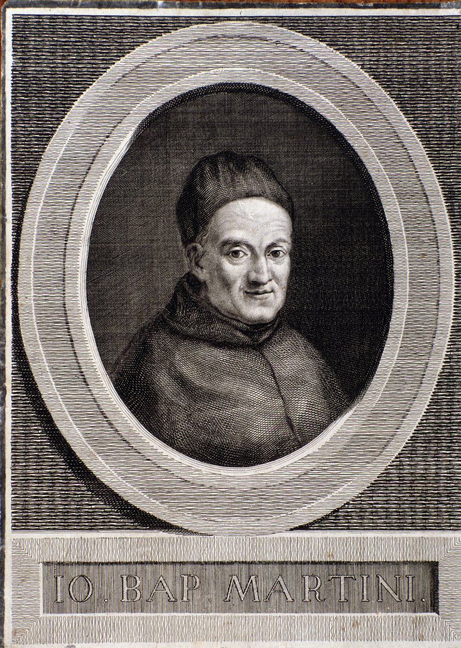 Giovanni Battista Martini (1706-1784) olasz zeneszerző és zeneteoretikus portréja alkotó: Italian School