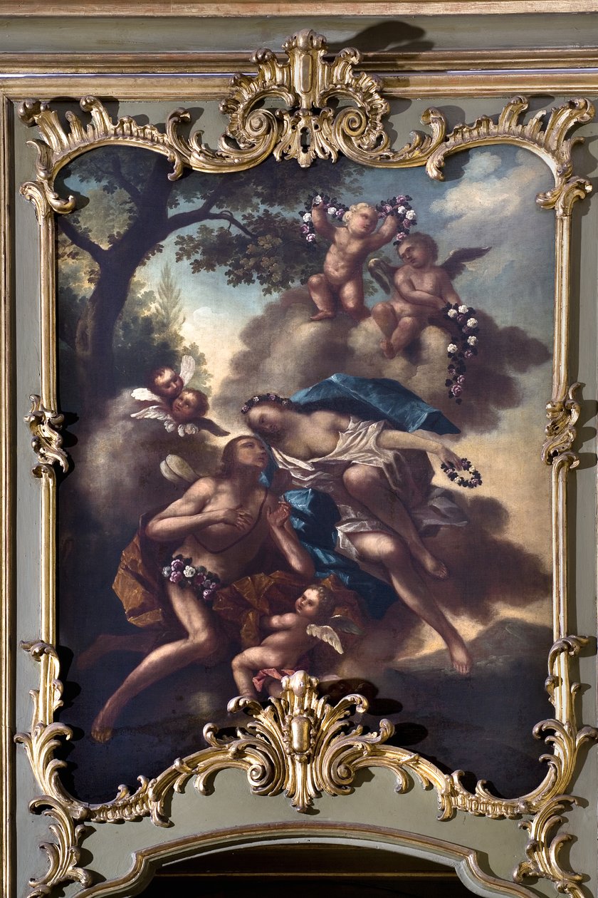 Zephir (zephyr) és Flore (Chloris) alkotó: Italian School