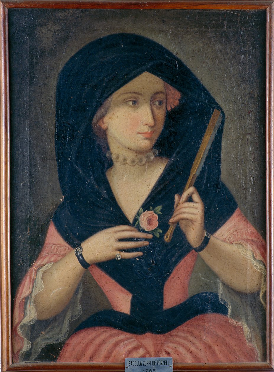 Zoppi Isabella portréja, Porzelli, 1785 alkotó: Unknown