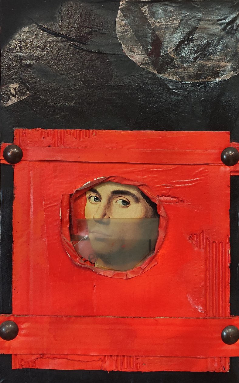 G. C. Riccardi, Breve corsa, 1986, Gemischte Technik, 60x80, Olaszország. alkotó: Gian Carlo Riccardi