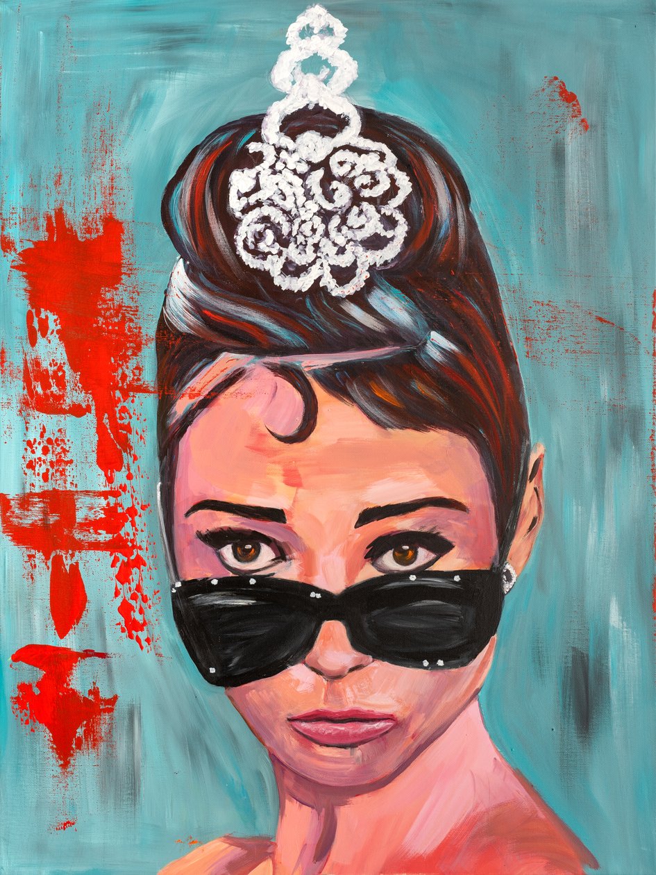 Audrey Hepburn alkotó: H.Opitz