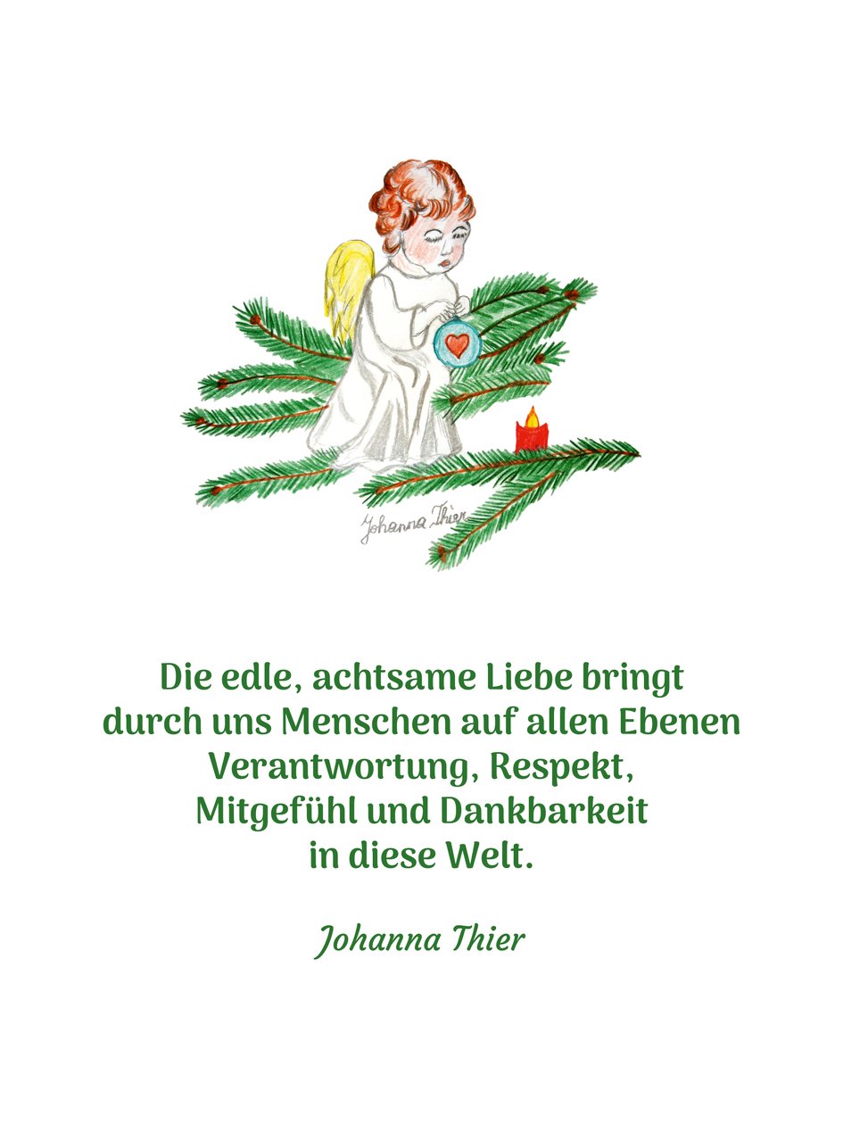 A fényt hozó angyal alkotó: Johanna Thier