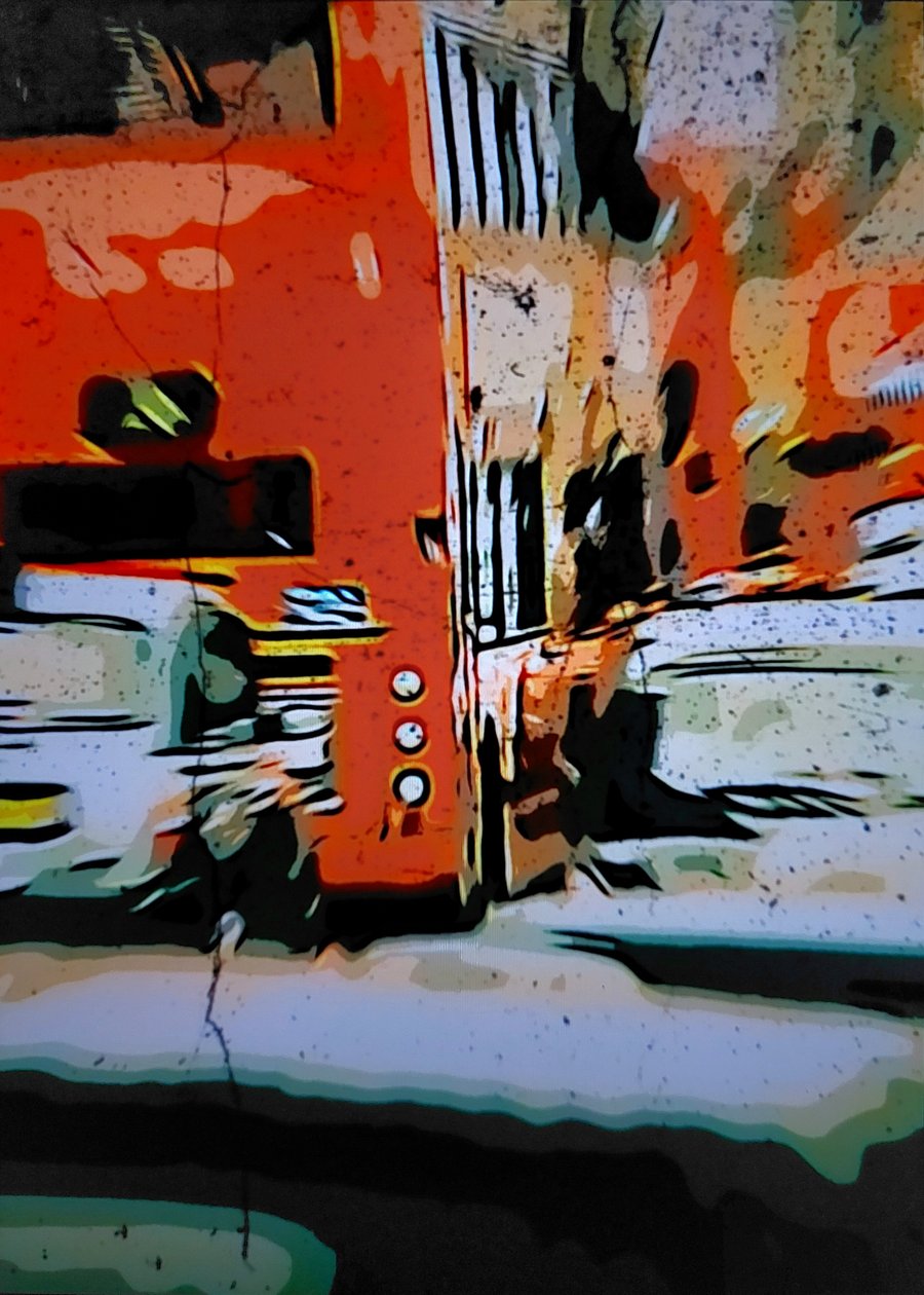 Narancssárga városi busz alkotó: Mavet