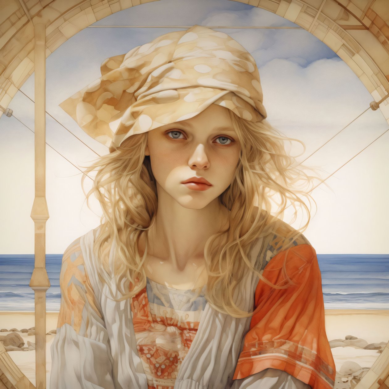 Hóbortos elegancia Alice in Mucha álmában, , Falidísz, amit szeretni fogsz alkotó: F. Abderrahim