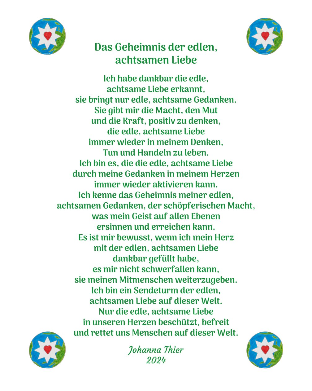 A nemes, figyelmes szeretet titka alkotó: Johanna Thier