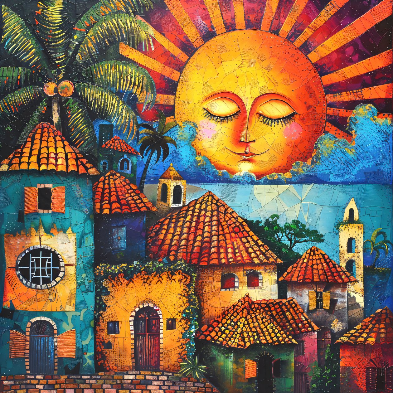 Szent Katalin a nap alatt, Modern fali dekoráció | print on demand alkotó: F. Abderrahim