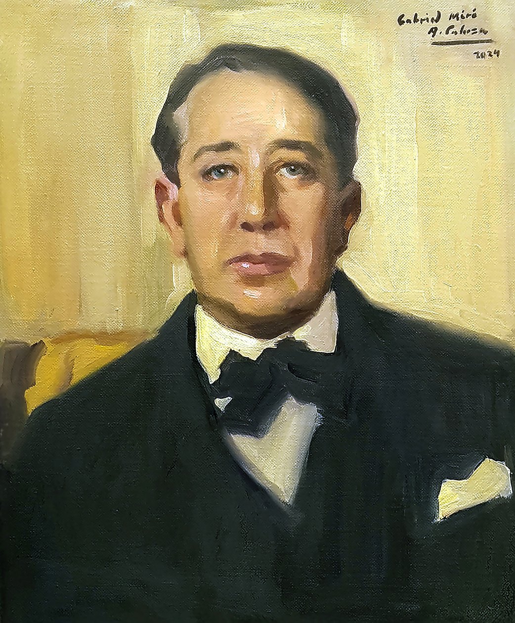 Gabriel Miró portréja alkotó: Alejandro Cabeza