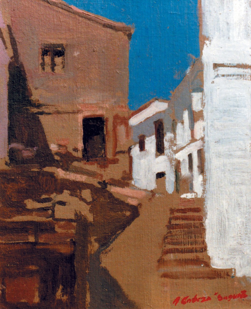 Pintura Valenciana - Calle de Sagunto alkotó: Alejandro Cabeza
