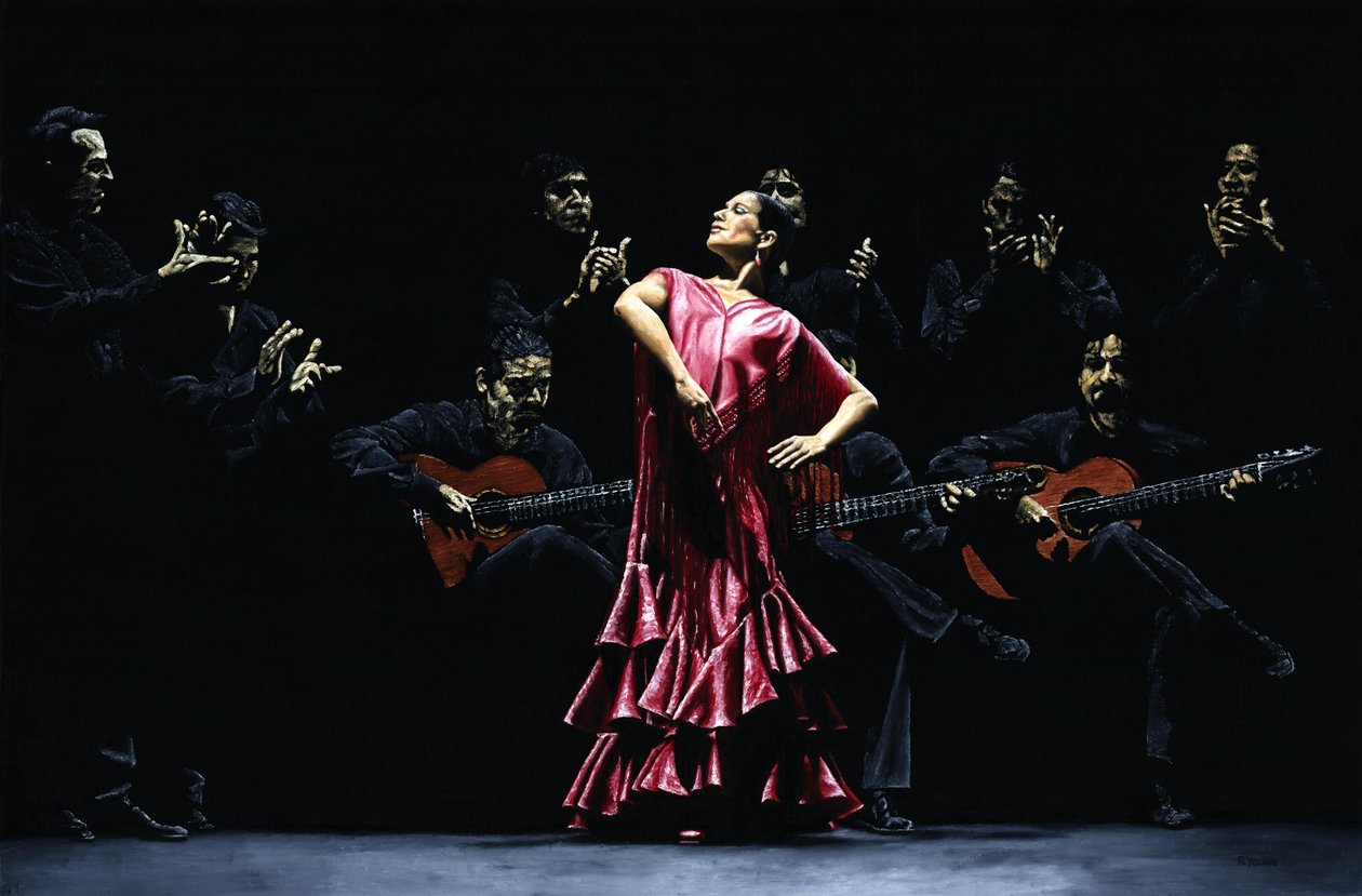 Büszke flamenco táncos alkotó: Richard Young