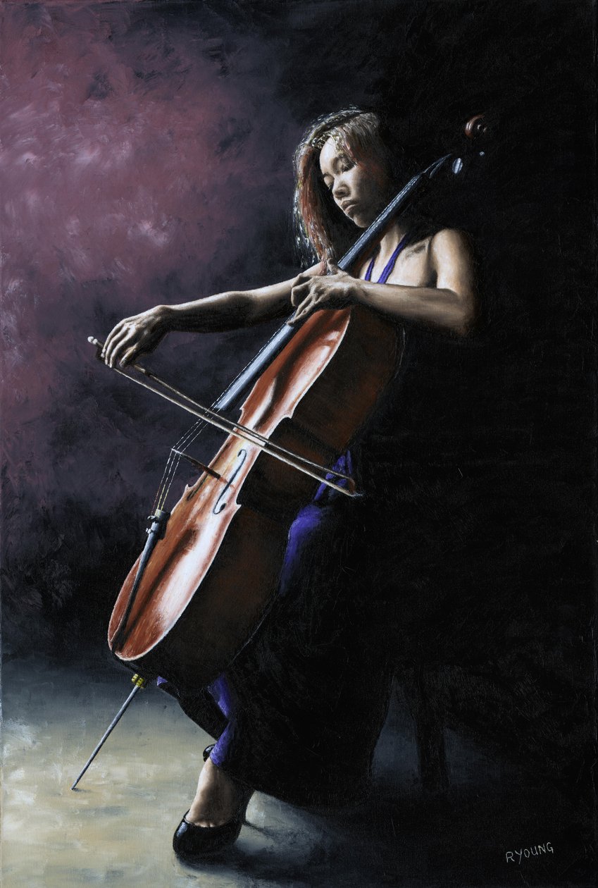 Érzelmes csellista alkotó: Richard Young