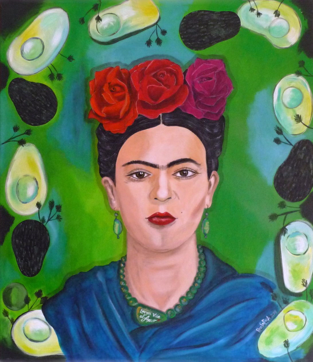 Frida Kahlo változat alkotó: Roosalina