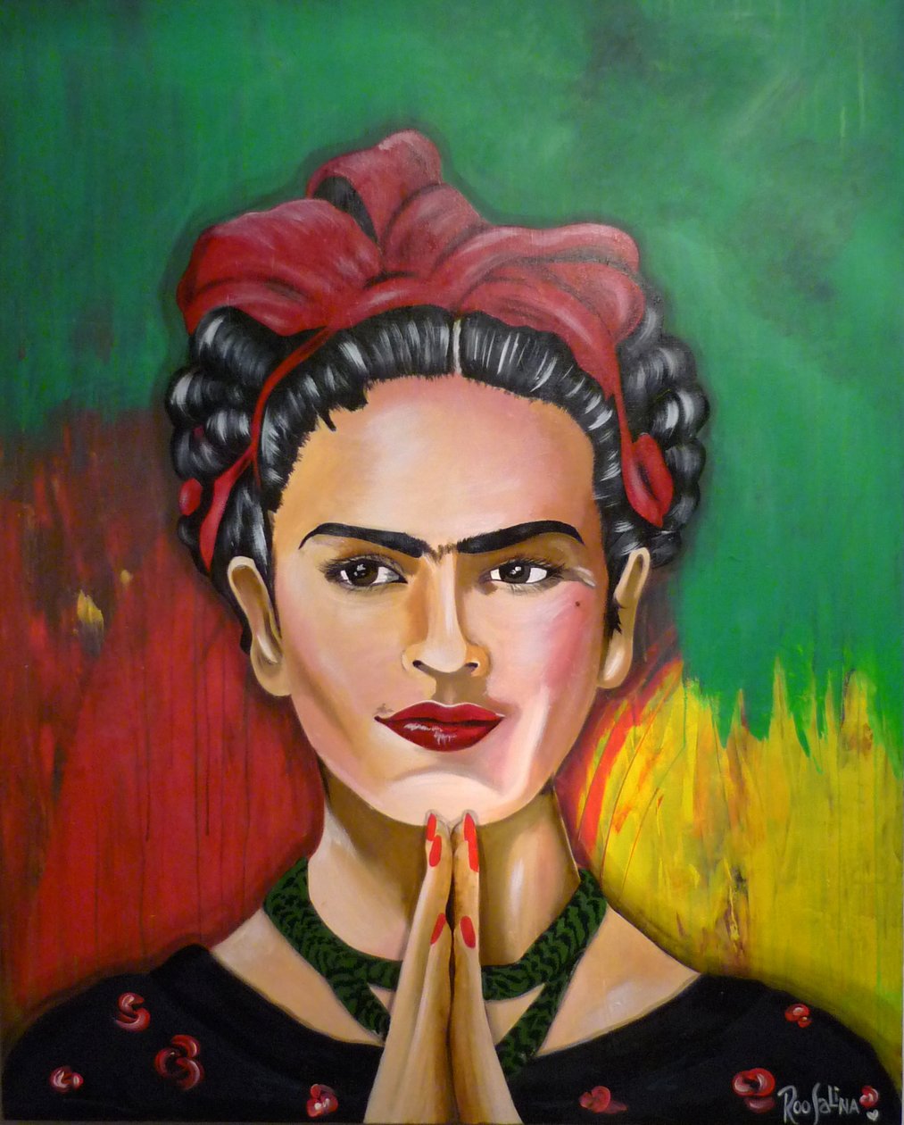 Frida Kahlo változat VIVA alkotó: Roosalina
