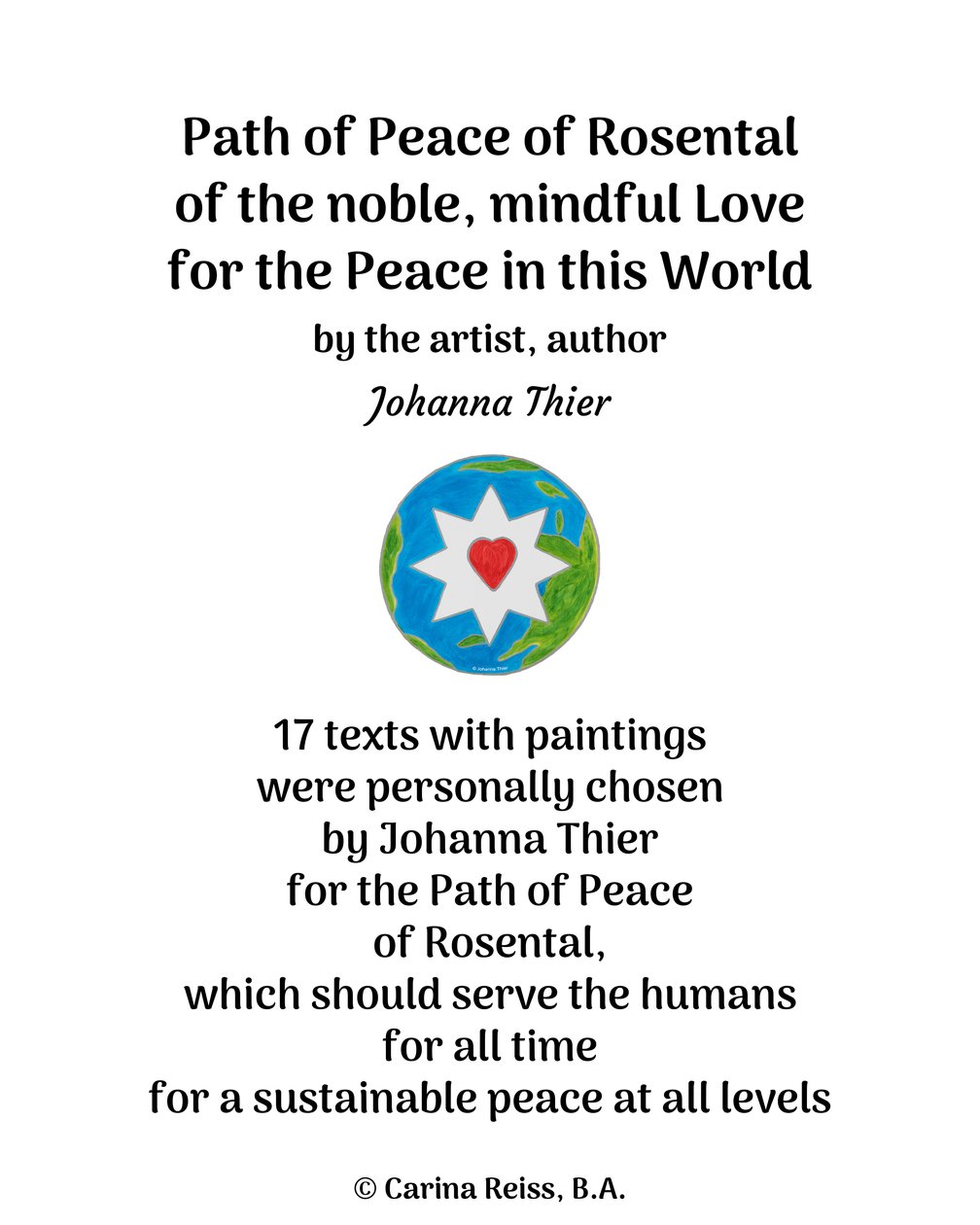 Path of Peace of Rosental alkotó: Johanna Thier
