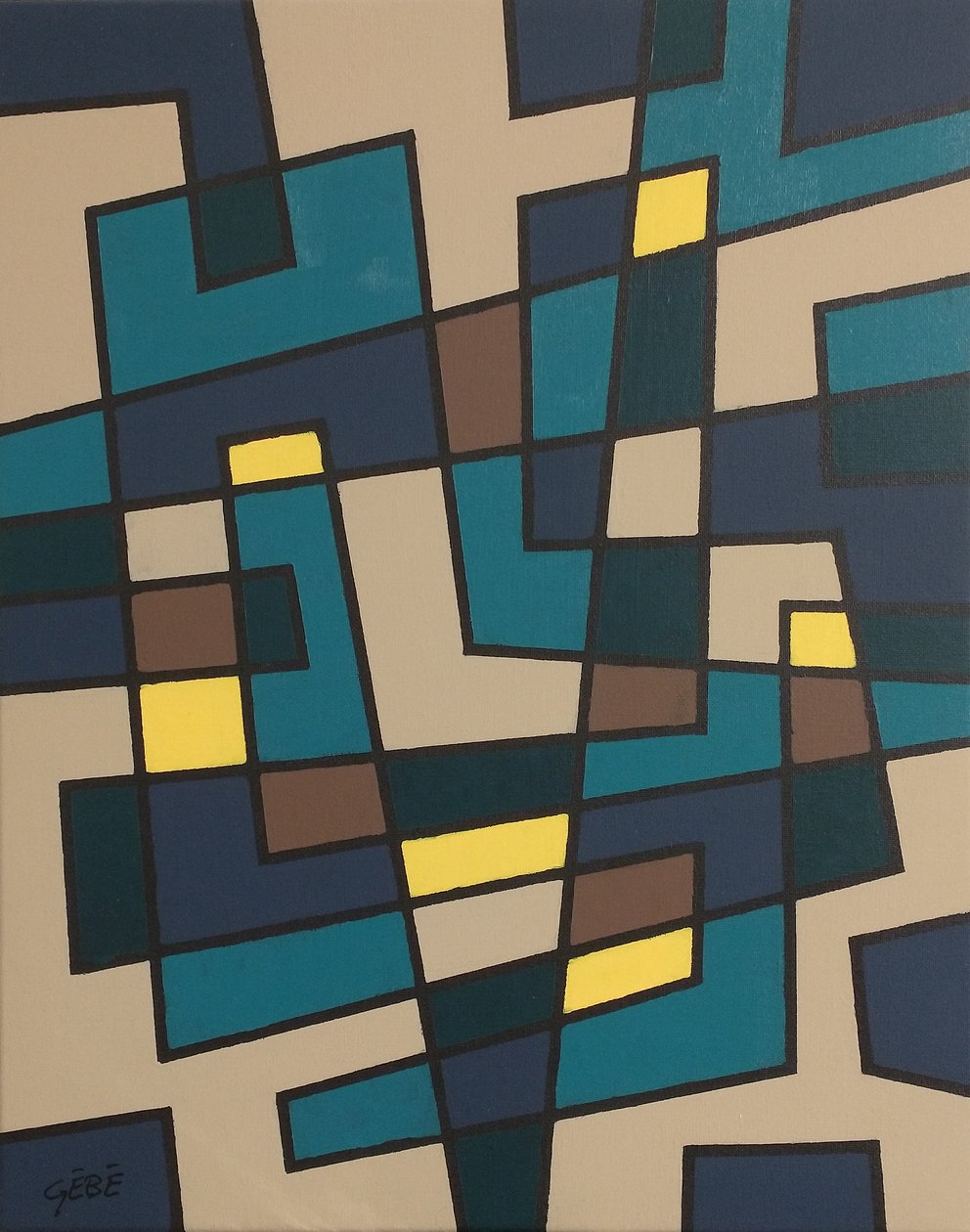 Változó geometria (3. munka az 5-ből) alkotó: Guy Boulianne