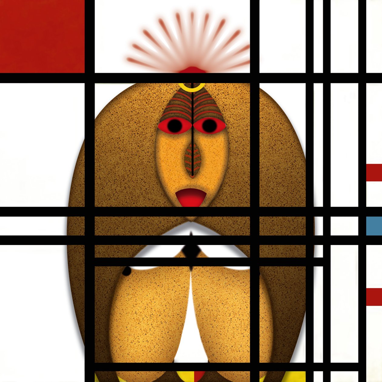 Lockdown (IV) - (aus der Serie Animal Rationale) alkotó: Alexander Eibach