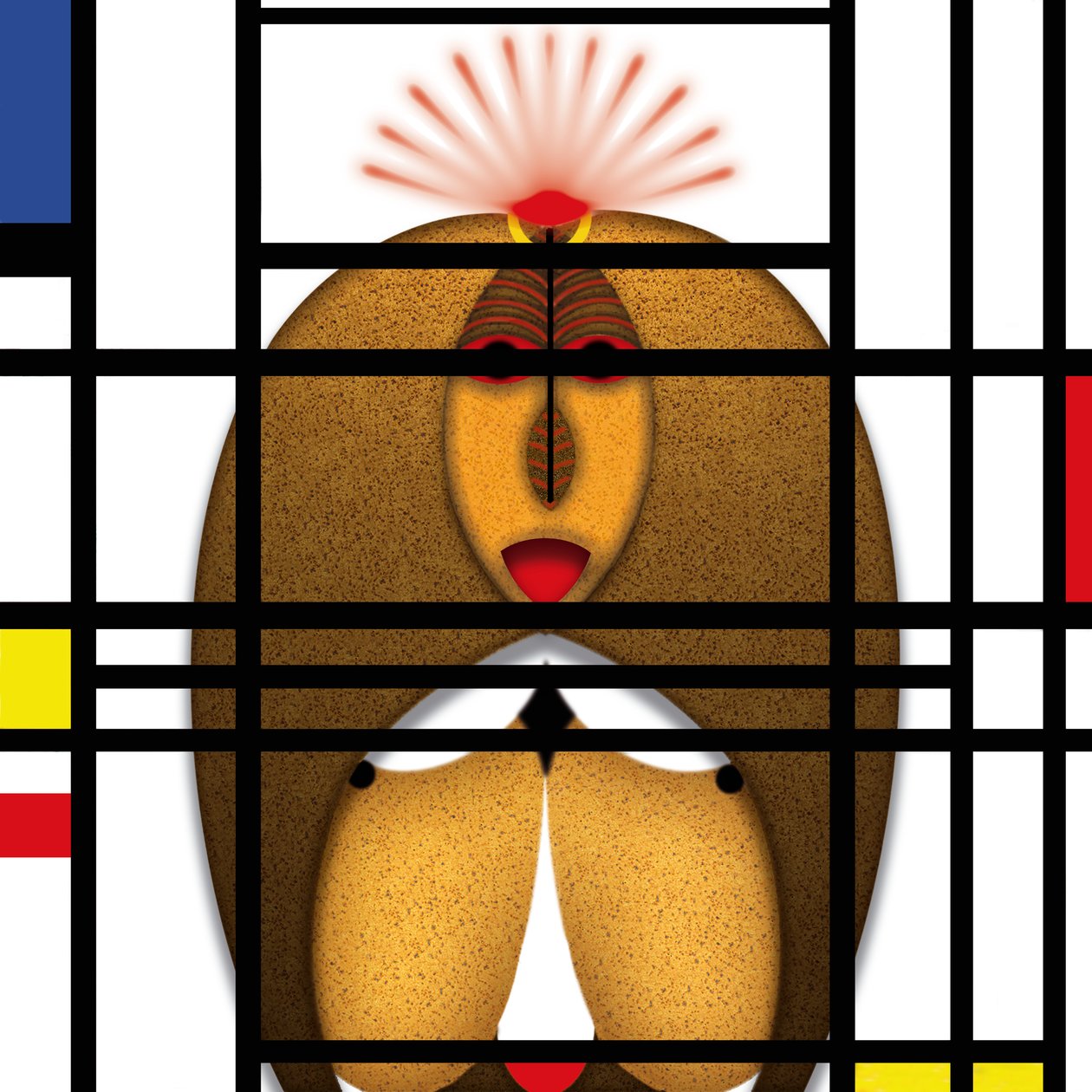 Lockdown (XVIII) - (aus der Serie Animal Rationale) alkotó: Alexander Eibach