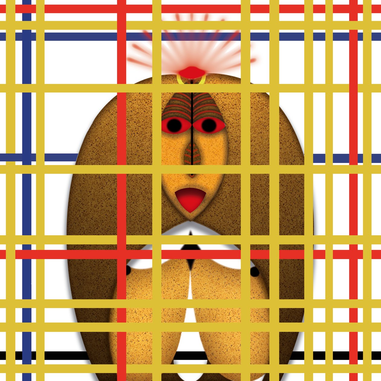 Lockdown (XXV) - (aus der Serie Animal Rationale) alkotó: Alexander Eibach
