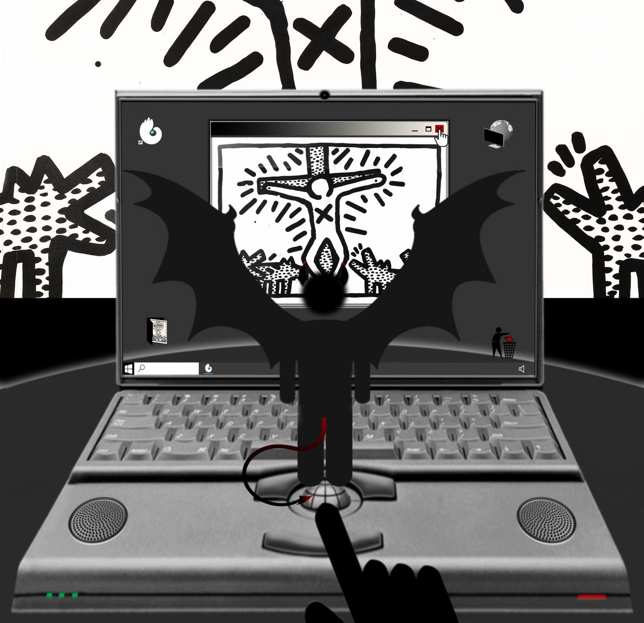 Az Antikrisztus (V) - (a sorozatból: Windows) alkotó: Alexander Eibach