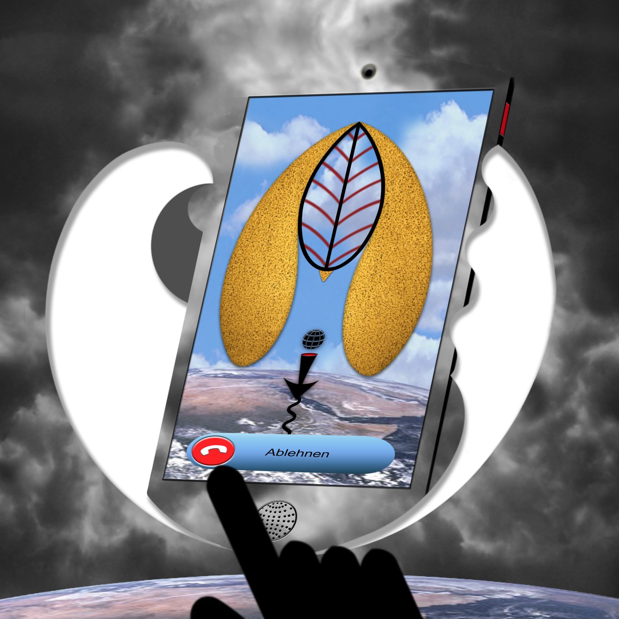 A hívás (II) - (a sorozatból: Skyphone) alkotó: Alexander Eibach