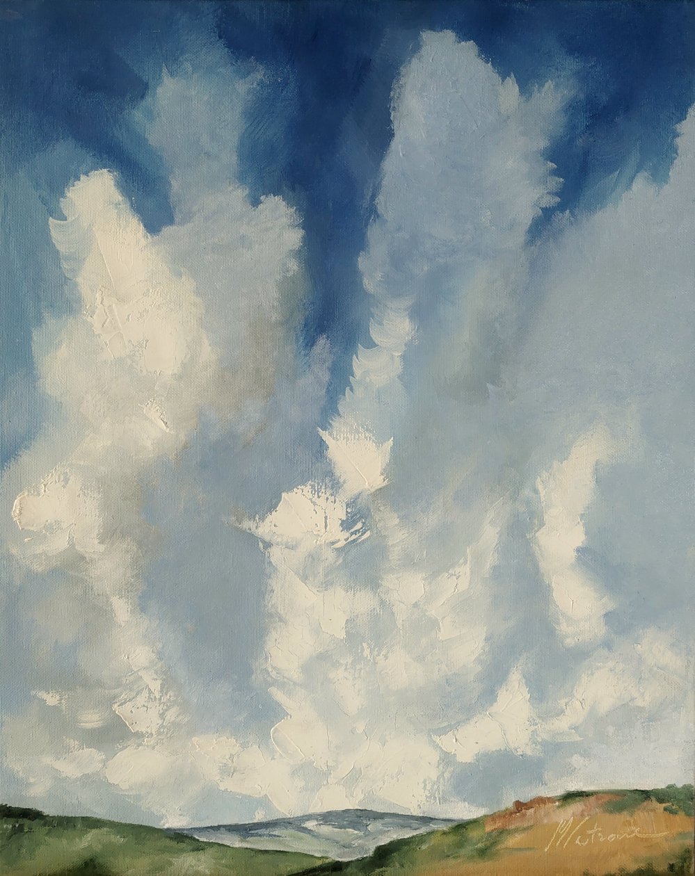 Távoli hegyek alkotó: M. Vet