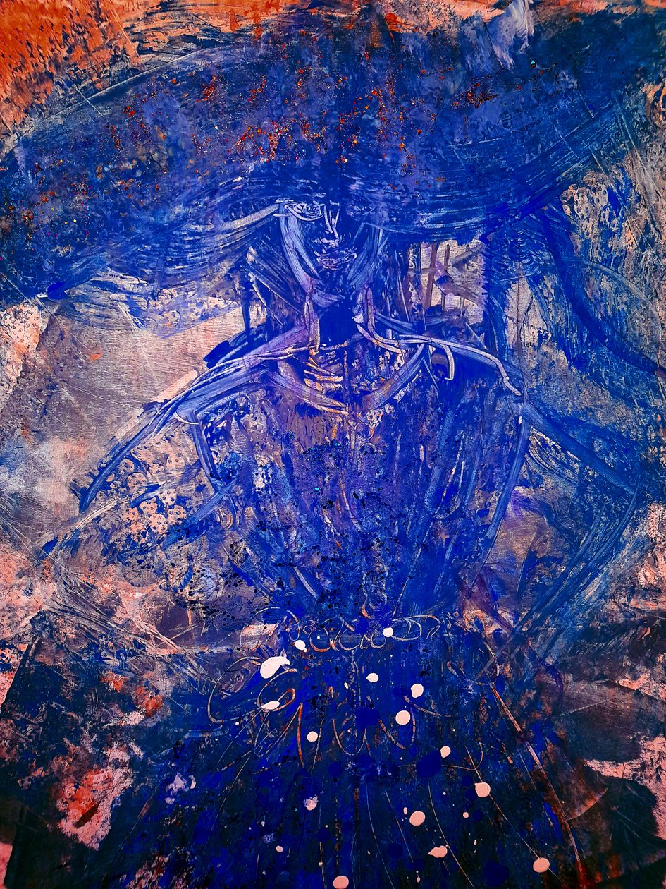 LADY IN BLAU alkotó: Margareta Uliarte