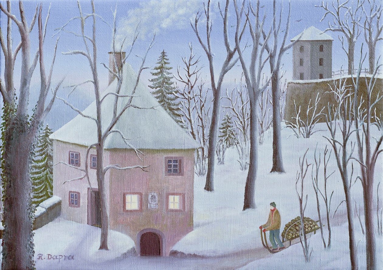 Mönchsberg Gasse 13 télen alkotó: Regine Dapra