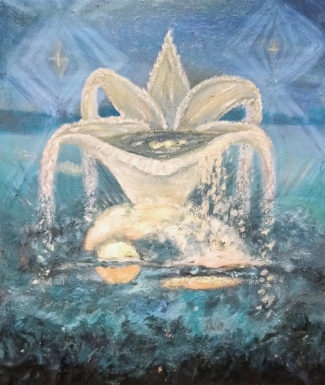 Éjszaka a fák felett alkotó: Elzbieta Goszczycka