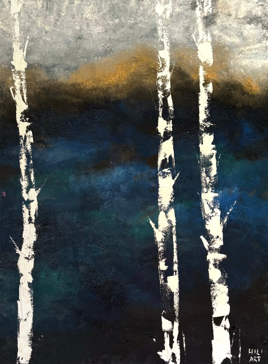 Sötétkék alkotó: HILI ART Tetiana Brzozowski