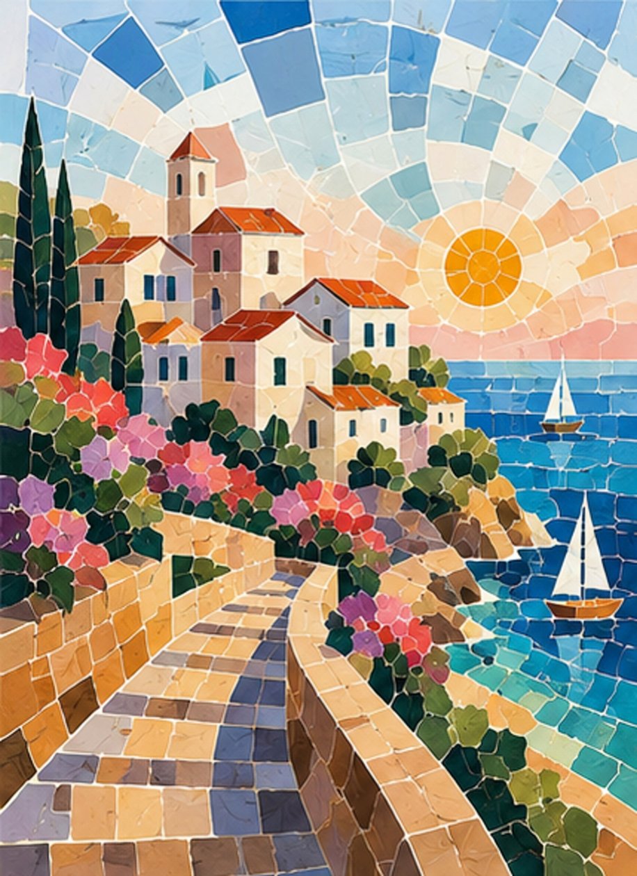 Mediterrán mozaikálmok alkotó: Nomi Morina