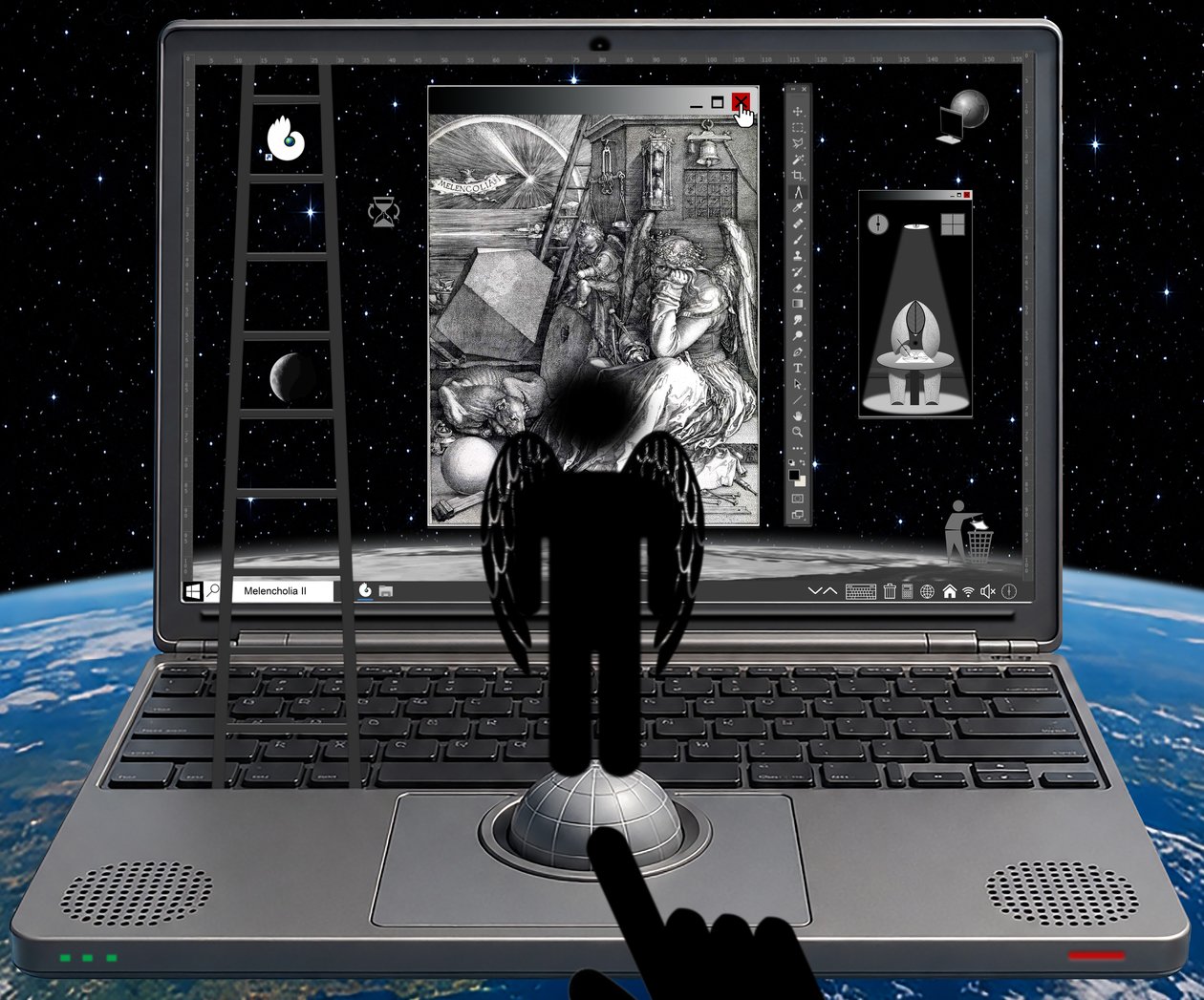 Melankólia II (a Windows sorozatból) alkotó: Alexander Eibach