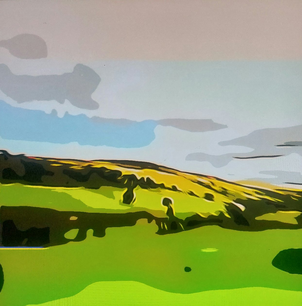 Digitale Landschaft 01 alkotó: M. Vet