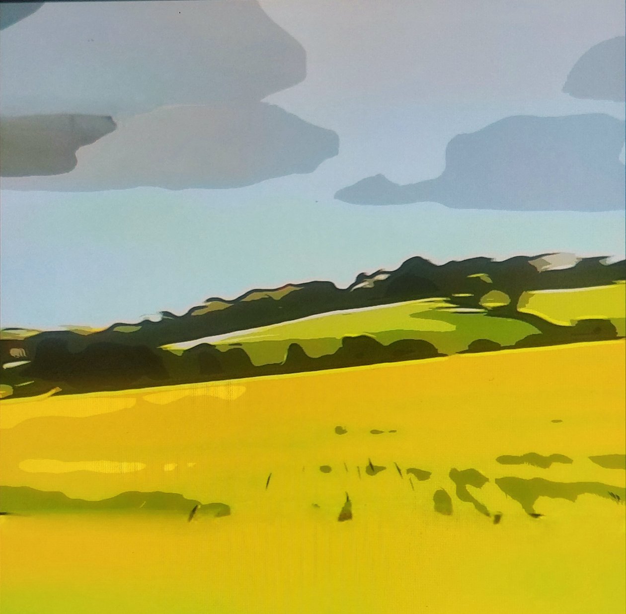 Digitale Landschaft 03 alkotó: M. Vet