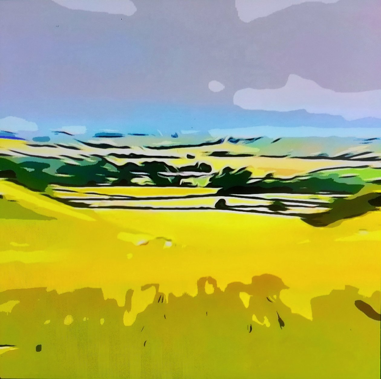 Digitale Landschaft 06 alkotó: M. Vet