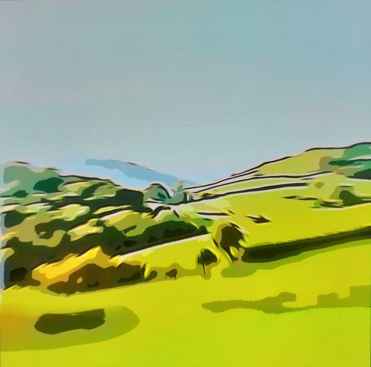 Digitale Landschaft 07 alkotó: M. Vet